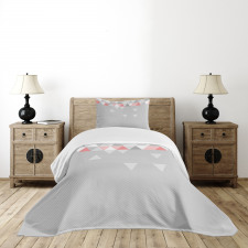 Modern Symmetric Forms Bedspread Set