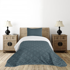 Moroccan Line Shapes Bedspread Set