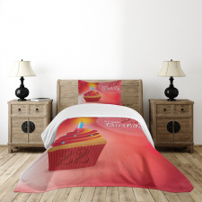 Cupcake Romantic Bedspread Set