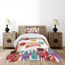 Birthday Party Bedspread Set