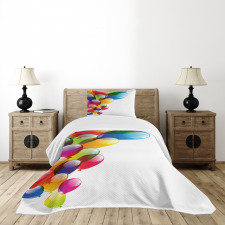 Vibrant Balloons Joy Bedspread Set