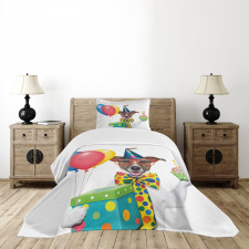 Birthday Dog Cake Bedspread Set