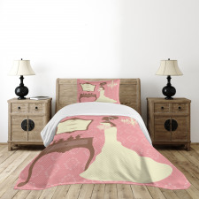 Bridal Party Dress Bedspread Set