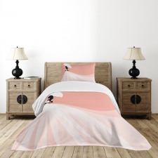 Wedding Umbrella Bedspread Set