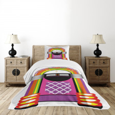 Vintage Music Notes Bedspread Set