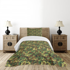 Woodland Abstract Jungle Bedspread Set
