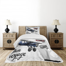 Retro Bon Voyage Bedspread Set