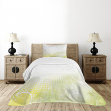 Bubbles Flowers Bedspread Set