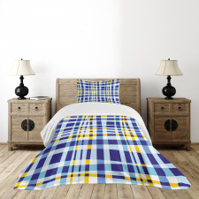 Scottish Tartan Bedspread Set