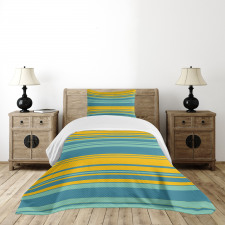 Horizontal Modern Bedspread Set