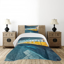 Old Tram City Bedspread Set