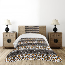Cheetah Pattern Bedspread Set