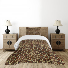 Giraffe Skin Pattern Bedspread Set