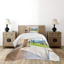 Room Scenic View Bedspread Set