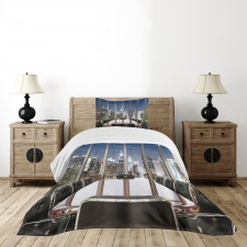 Business Room City Bedspread Set