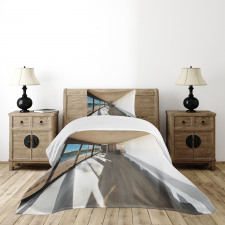 Ocean Sea Waves Sand View Bedspread Set