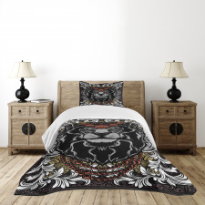 Jungle Emperor Lion Frame Bedspread Set