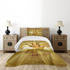Fairytale Crown and Clouds Bedspread Set