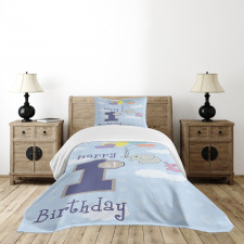 Elephant in the Sky Bedspread Set