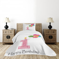 Baby Girl Toddler Bedspread Set