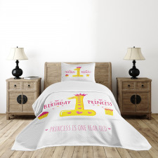 Princess Theme Party Bedspread Set