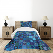 Play Cards Theme Design Bedspread Set