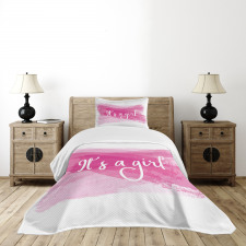 Girls Baby Shower Bedspread Set