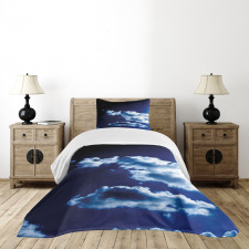 Sky Dramatic Clouds Bedspread Set