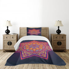 Geometric Tibetan Mandala Bedspread Set