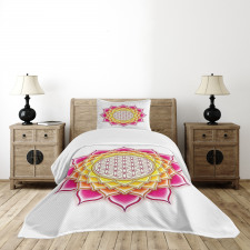 Flower of Life Lotus Vivid Bedspread Set