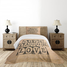 Grungy Vintage Bedspread Set