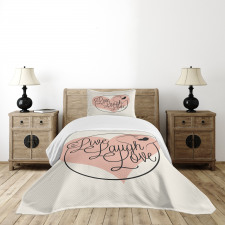 Heart Butterfly Bedspread Set