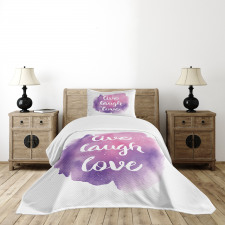 Wise Life Art Bedspread Set