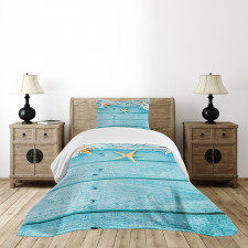 Rustic Fish Net Bedspread Set