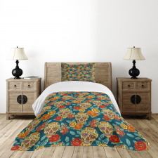 Diamond Eyes Roses Bedspread Set