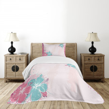 Bouquet of Hibiscus Art Bedspread Set