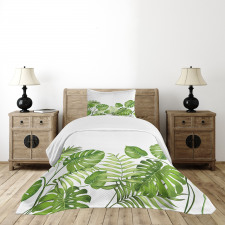 Foliage Swirls Botanic Bedspread Set