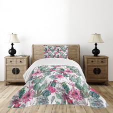 Spring Blooms Boho Style Bedspread Set