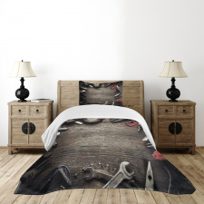 Grungy Tools Bedspread Set