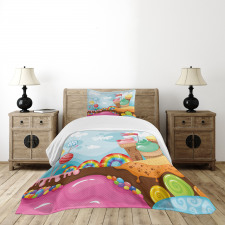 Dessert Land Bedspread Set