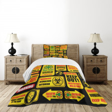 Apocalypse Signs Bedspread Set