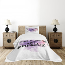 Music Hand Written Bedspread Set