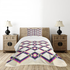 Diamond Linked Bedspread Set