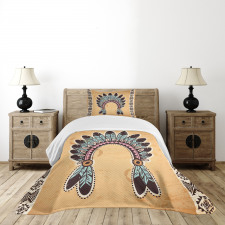 Folkloric Aztec Headband Bedspread Set