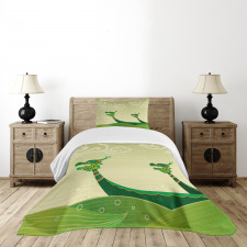 Tatsu Mythical Animal Bedspread Set