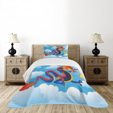 Surreal Folk Tale Art Bedspread Set