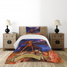 Dragon Knight Cosmos Bedspread Set