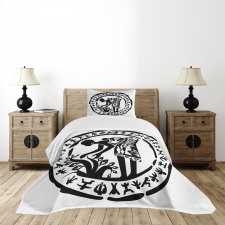 Tribe Woman Frame Bedspread Set