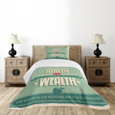 Vintage Inspirational Bedspread Set