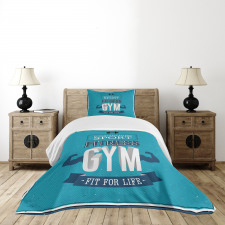 Fit Life Bodybuilding Bedspread Set